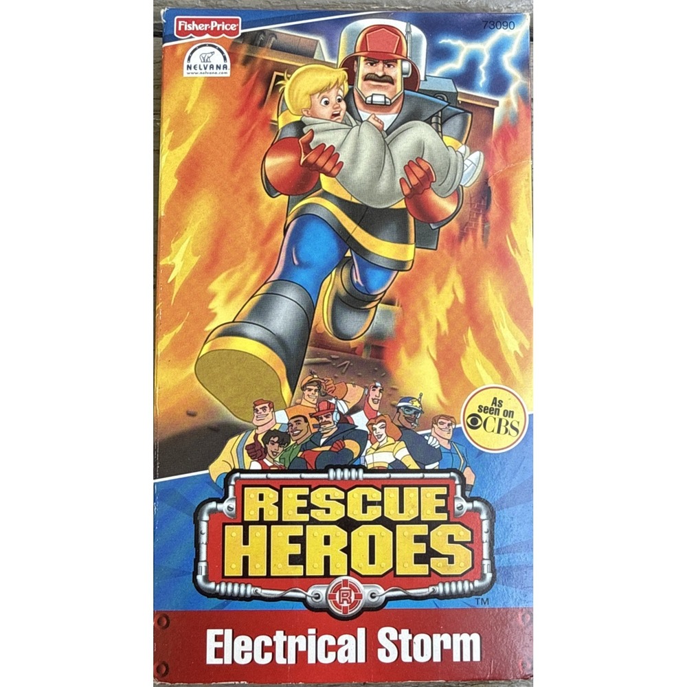 Rescue Heroes Electrical Storm [VHS 2000]TESTED-RARE VINTAGE‎ COLLECTIBLE
